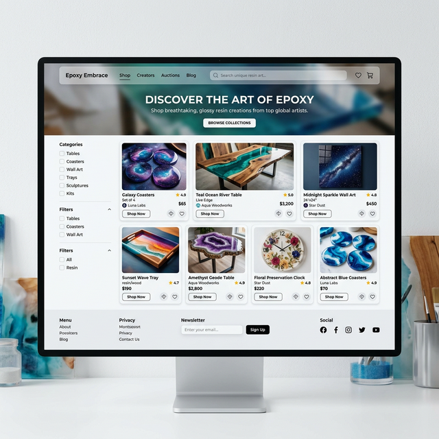 ResinArt Marketplace preview
